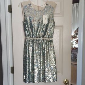 Erin Fetherston Sequined Sheath Dress Size 2